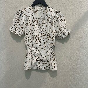 Everleigh white blouse XS